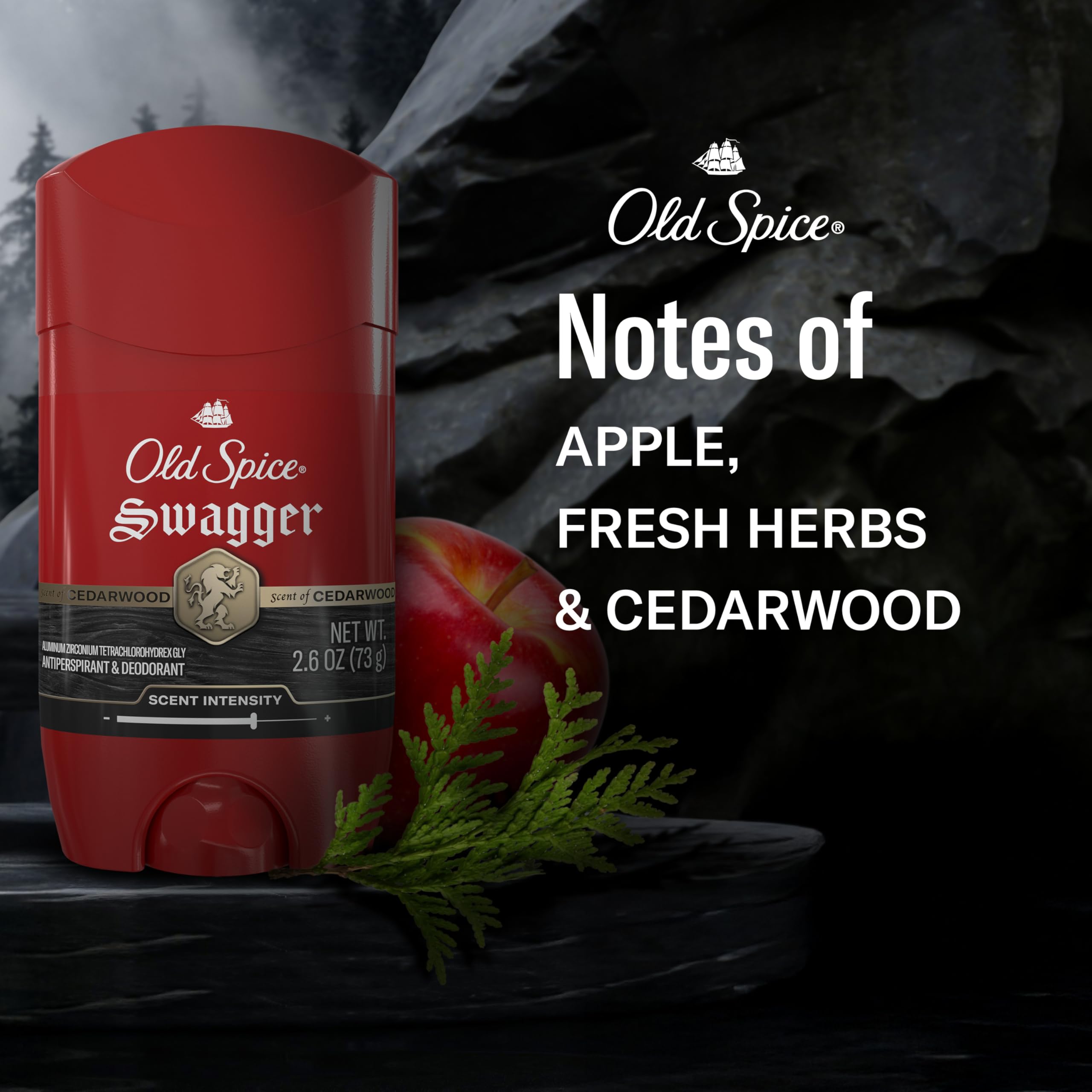 Old Spice Red Collection aplicación suave: desodorante barra que no deja manchas.