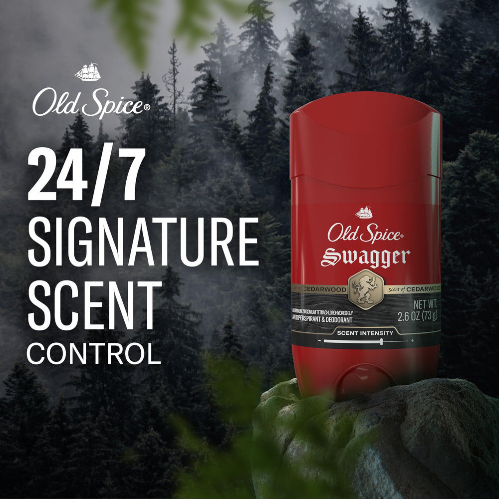 Old Spice Red Collection fragancia cedro: aroma masculino con notas definidas.