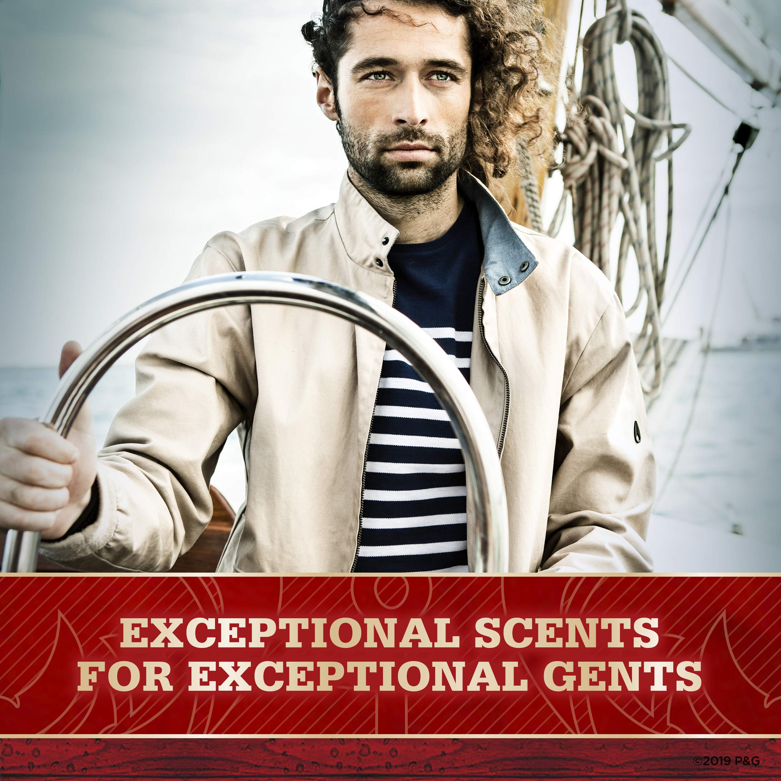 Desodorante sin aluminio Old Spice Red Zone Swagger, envase compacto para viajar.