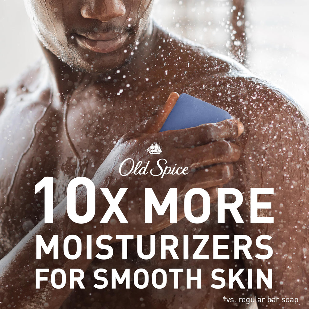 Old Spice Seas the Day, barra con textura exfoliante, limpia suavemente la piel