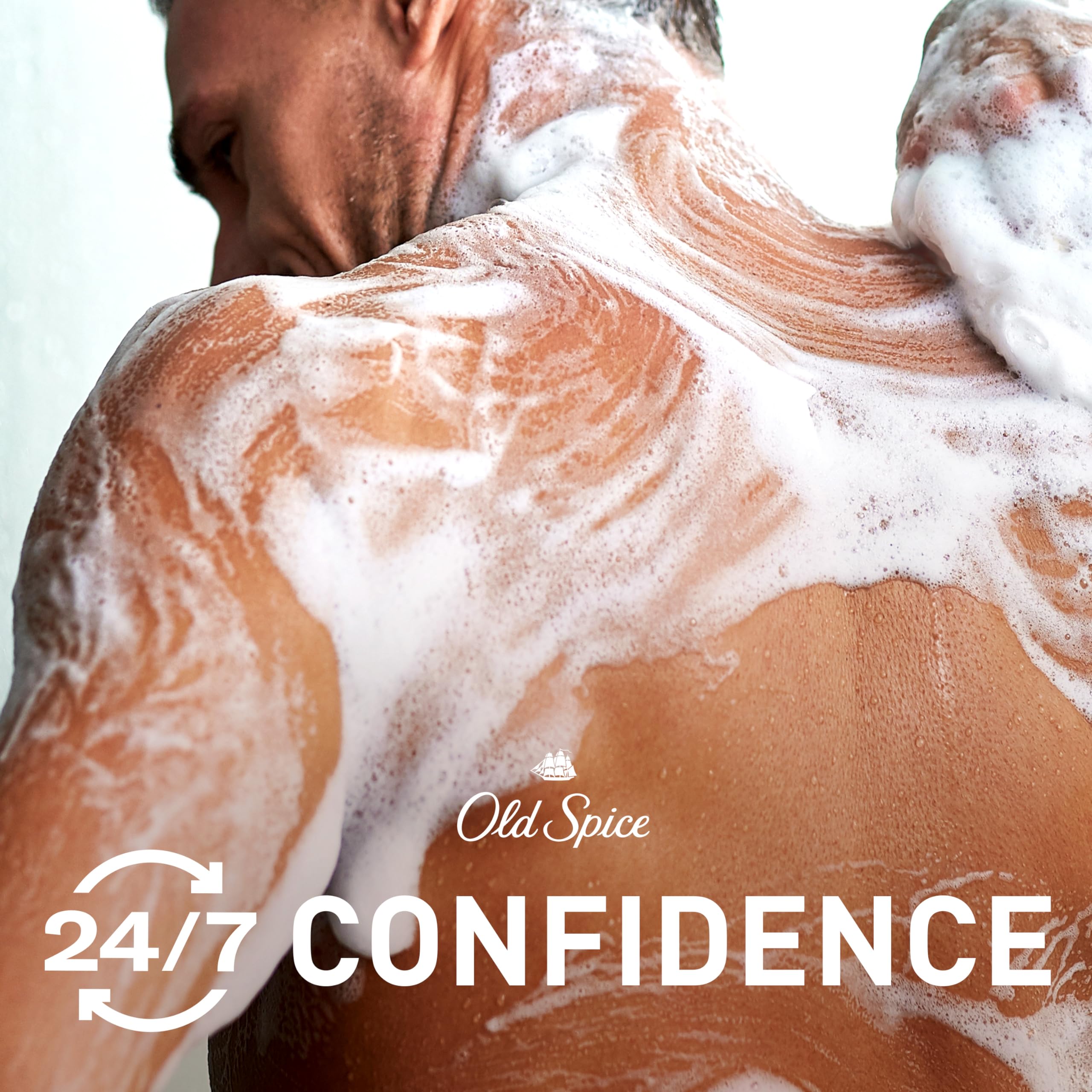 Old Spice Seas the Day, etiqueta frontal con diseño distintivo