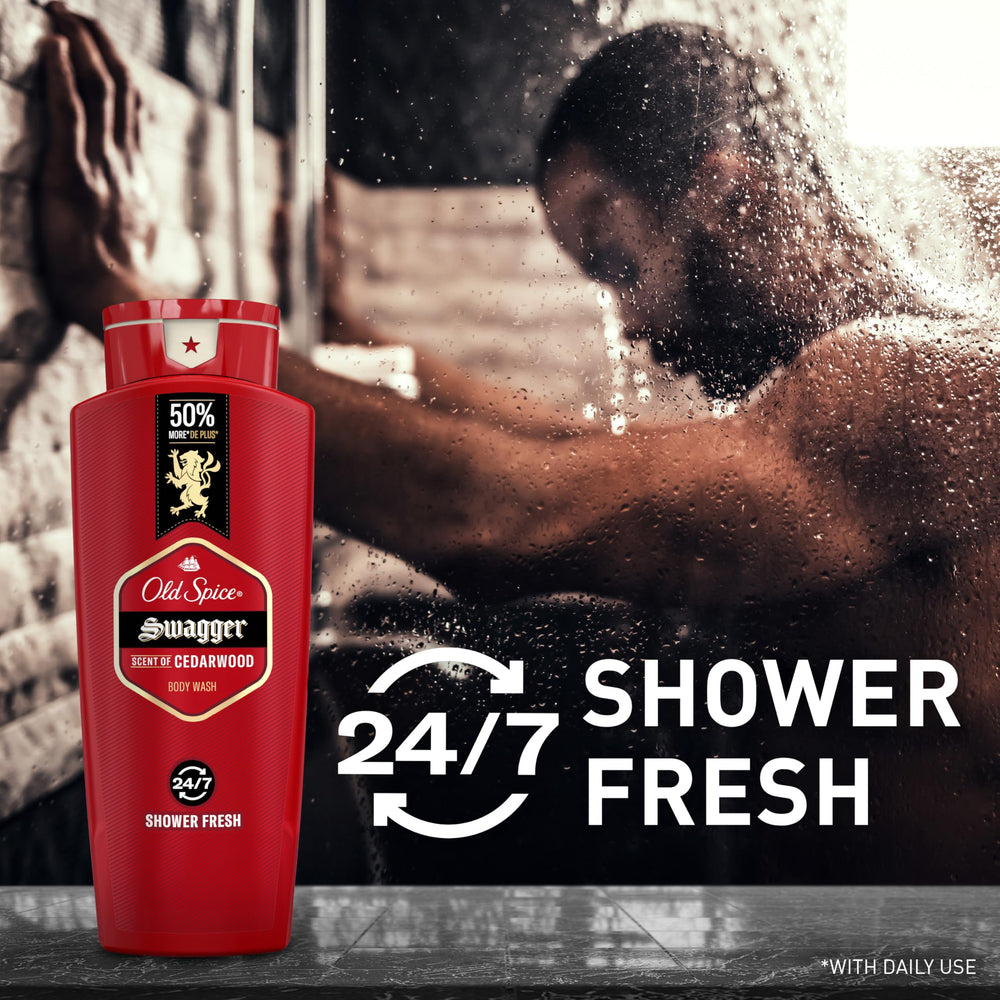 Old Spice Swagger, aroma cedro-lima que acompaña todo el día.