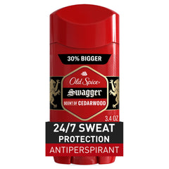 Old Spice Swagger desodorante invisible para hombres, protección diaria.