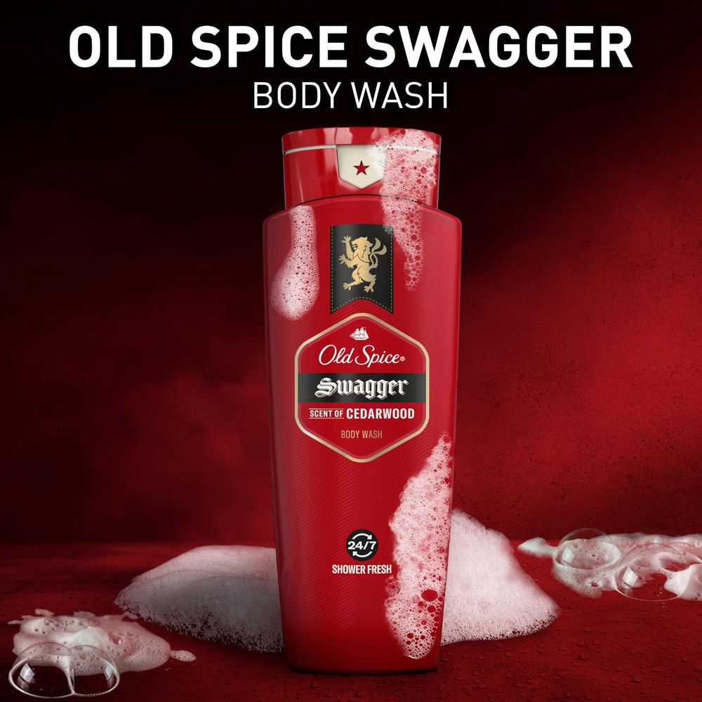 Old Spice Swagger, limpieza suave que deja la piel fresca.