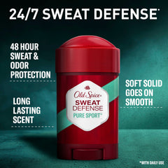 Old Spice Sweat Defense en formato sólido suave para uso diario.