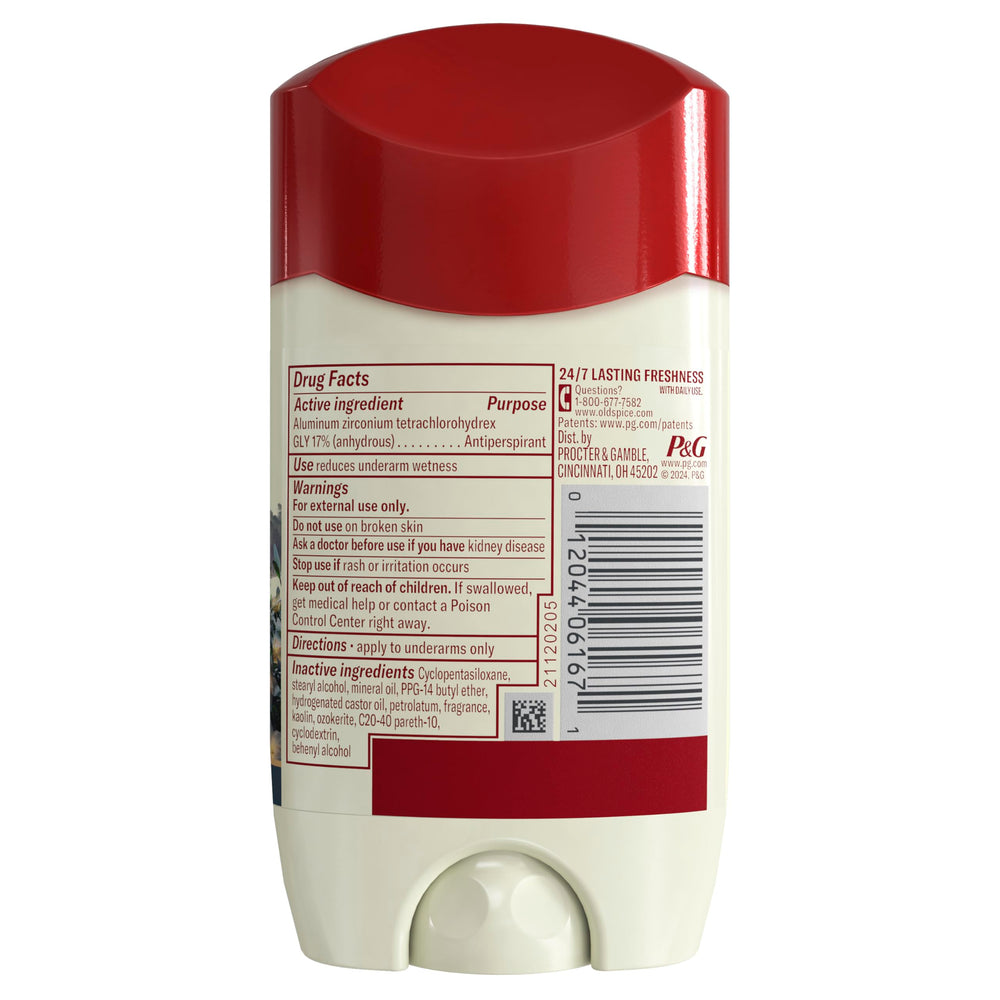 Old Spice uso diario para energía y confianza.