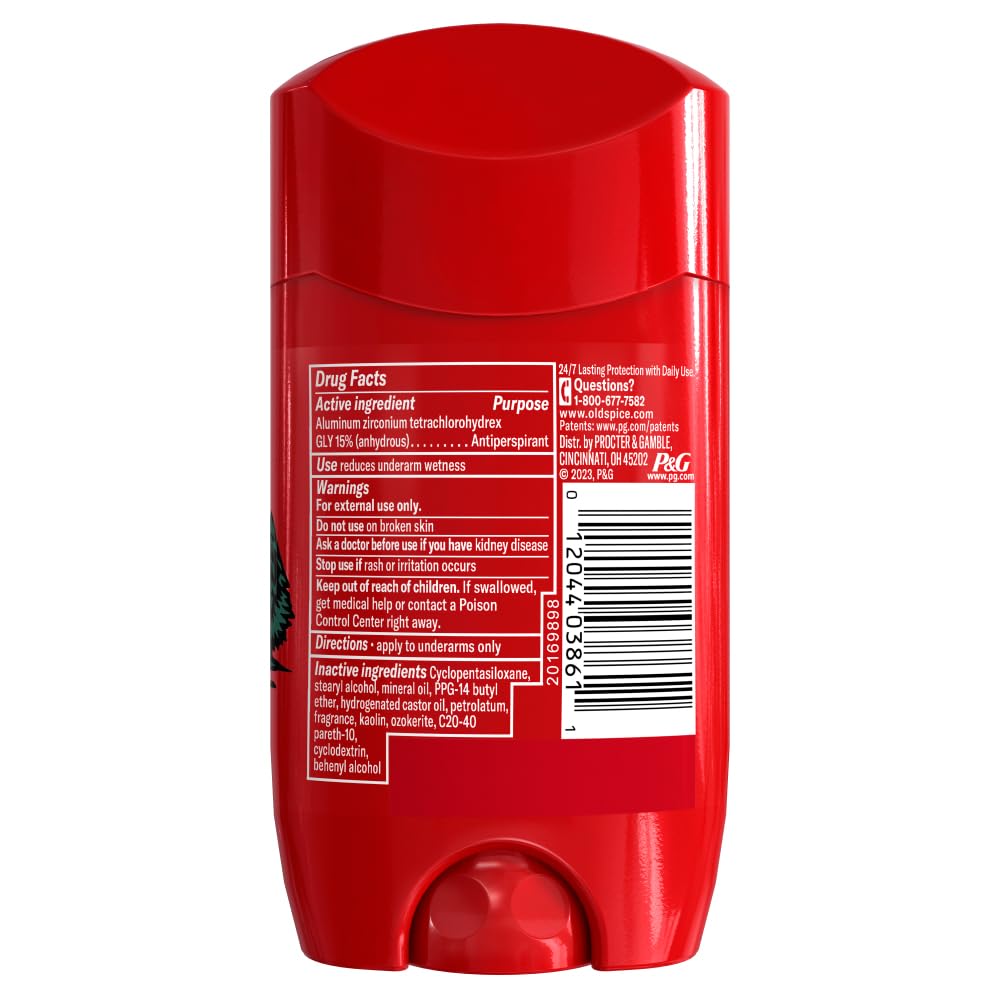 Aplicación limpia sin manchas con Wolfthorn de Old Spice.
