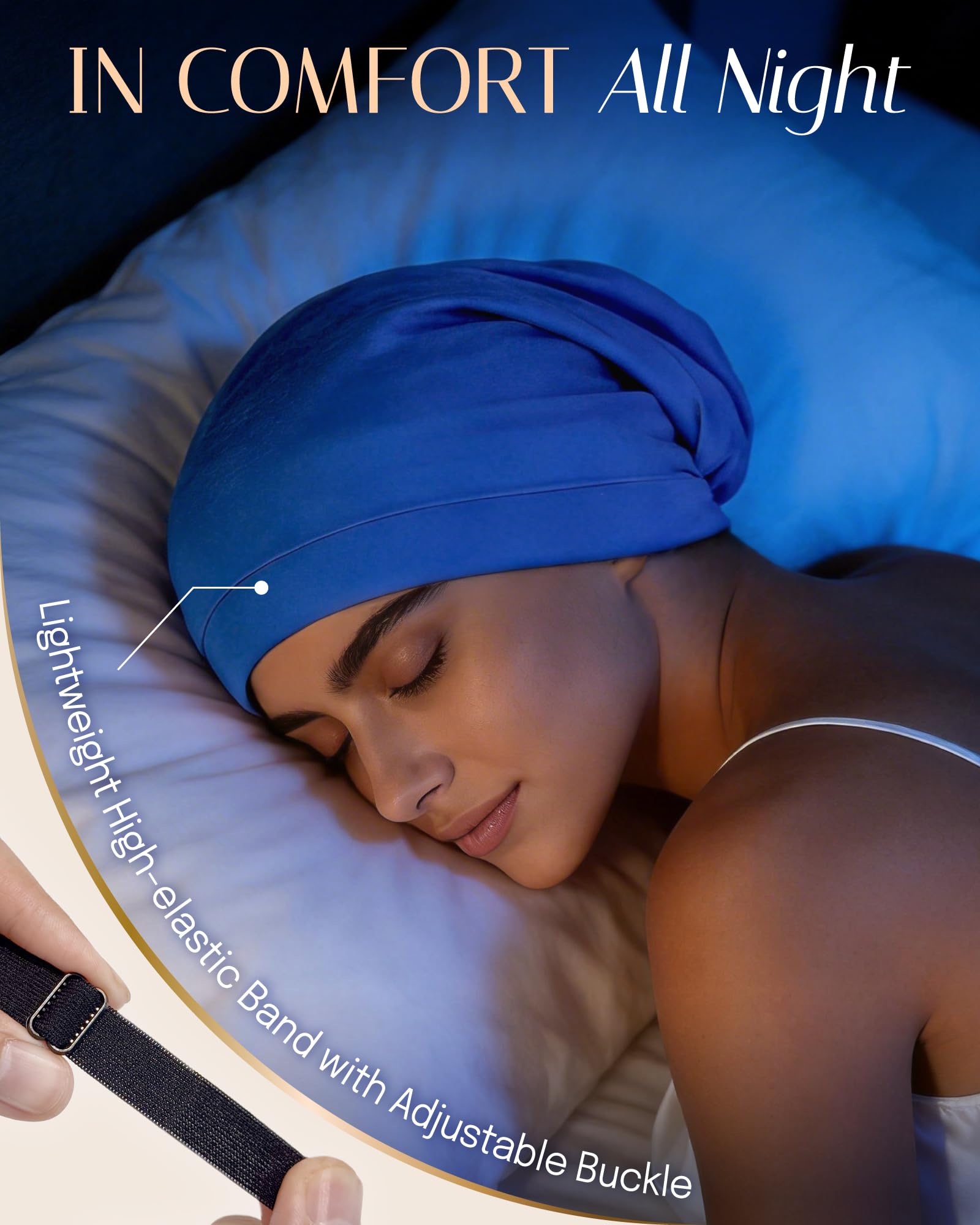 Diseño ligero y suave de OLESILK, cómodo para dormir toda la noche