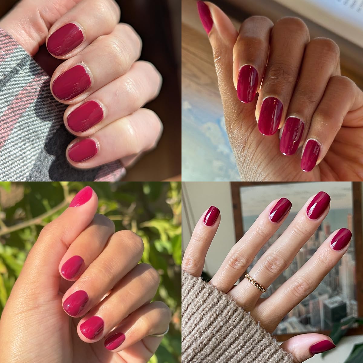 Esmalte de secado rápido en aproximadamente 1 minuto para mani rápida.