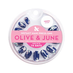 Olive & June Instant Mani con 21 tallas para ajuste personalizado.