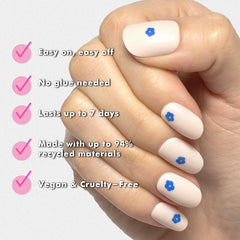 Conjunto de 32 uñas y accesorios para manicura rápida
