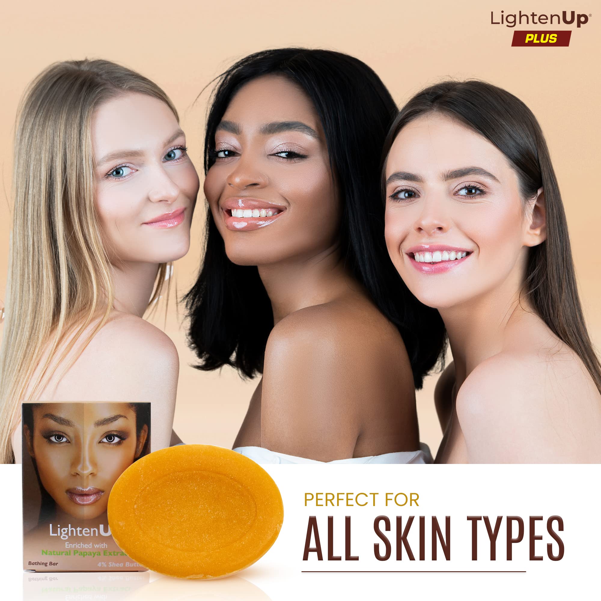 OMIC Lighten-Up aplicacion-diaria: uso rápido para piel suave.