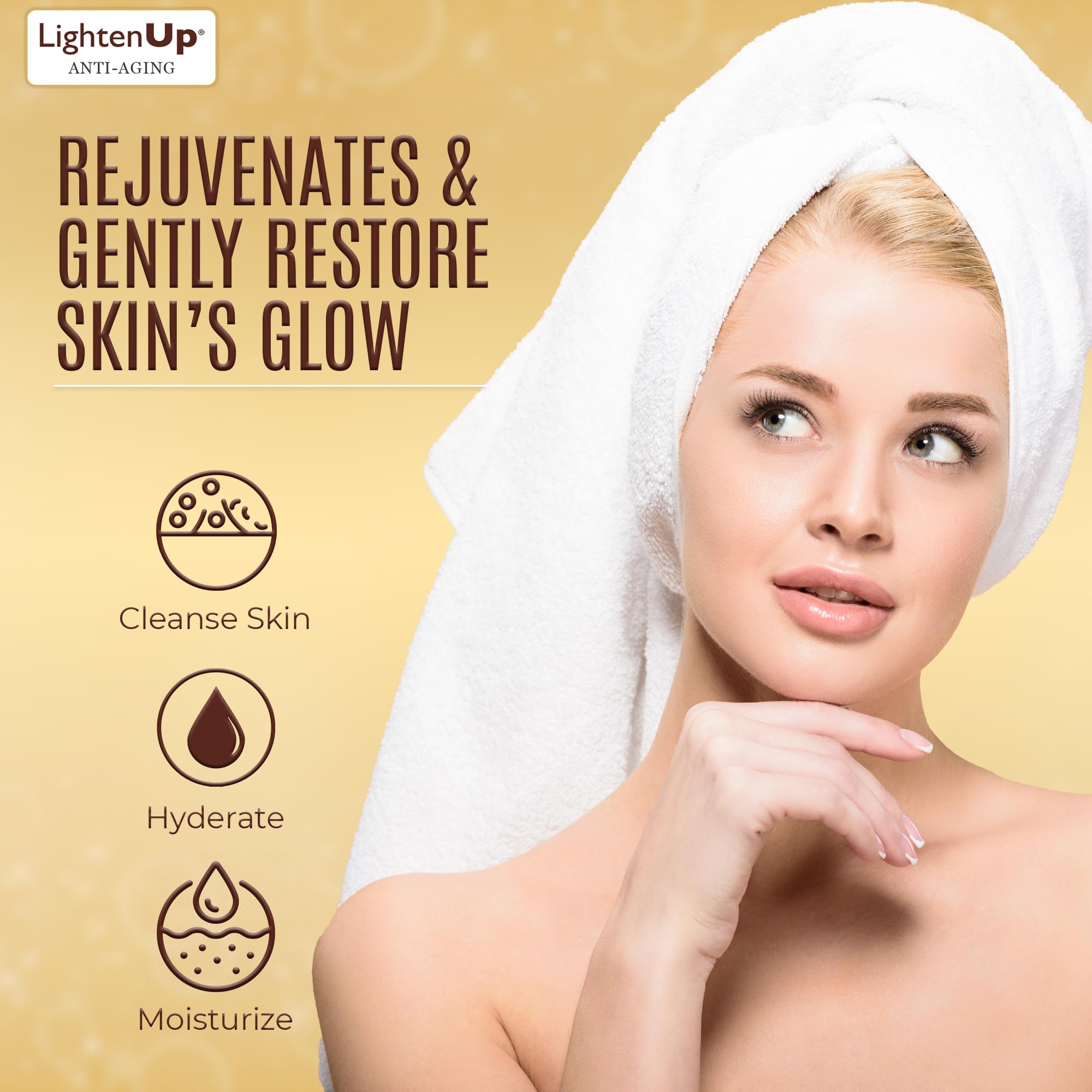 OMIC Lighten-Up, aplicación en ducha para una limpieza suave y refrescante.