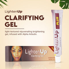 OMIC Lighten-Up Plus Clarifying Gel, textura ligera para uso diario.