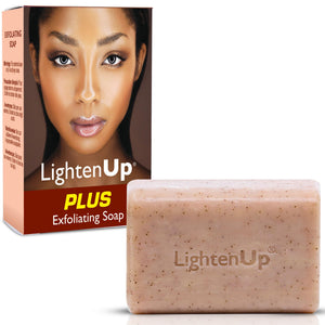 OMC LightenUp barra exfoliante para una exfoliación suave y piel más luminosa.