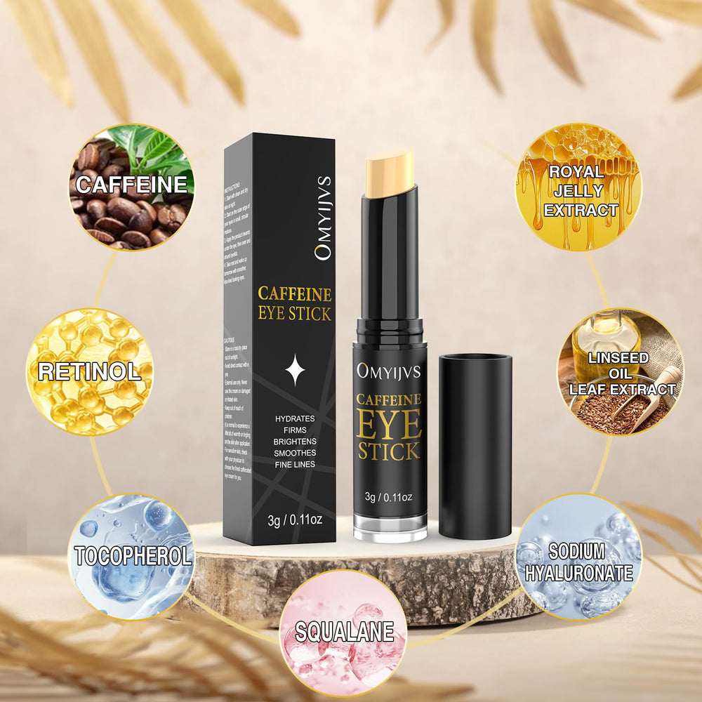 Uso nocturno de OMYIJVS Caffeine Eye Stick para piel más firme