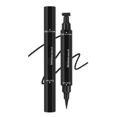ONarisae delineador con sello doble para trazos simétricos y rápidos.