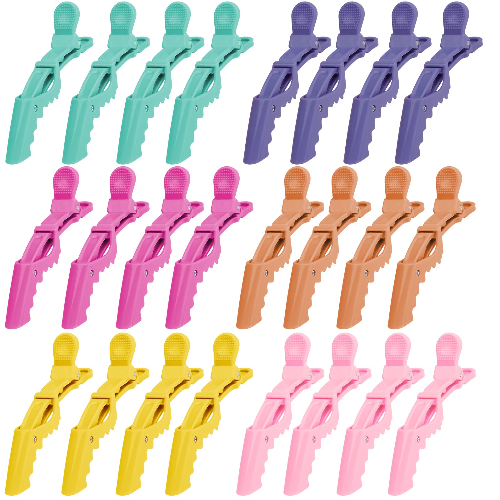 Ondder 24 clips alligator para seccionar el cabello con comodidad.