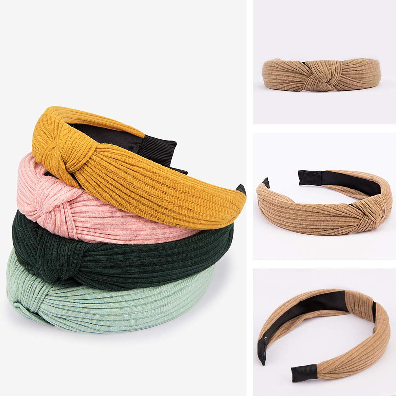 Ondder diademas nudo para cabello grueso y fino, estilo seguro.