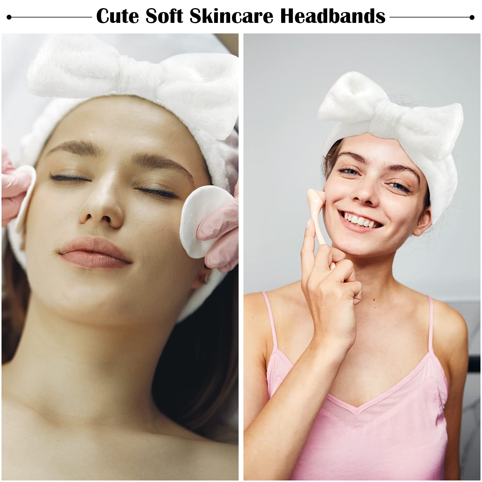 Ondder textura felpa coral blanca tacto suave para limpieza facial