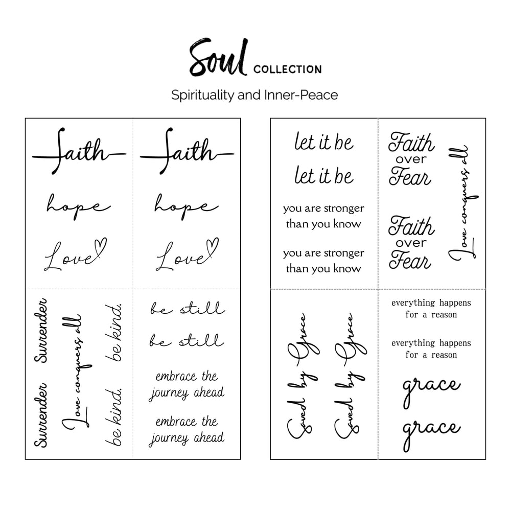 One Grace Soul Collection: tatuaje duradero y resistente al agua