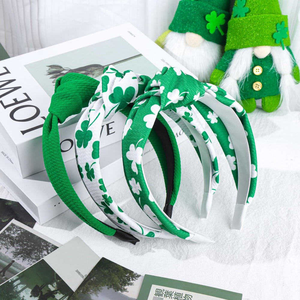 ONENINEDREAM accesorio para eventos verdes trébol, ideal para Día de San Patricio.