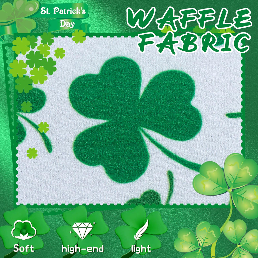 ONENINEDREAM diadema diseño verde trébol, añade toque temático a tu outfit.