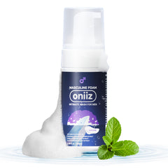 ONIIZ espuma íntima en botella para higiene diaria y frescura.