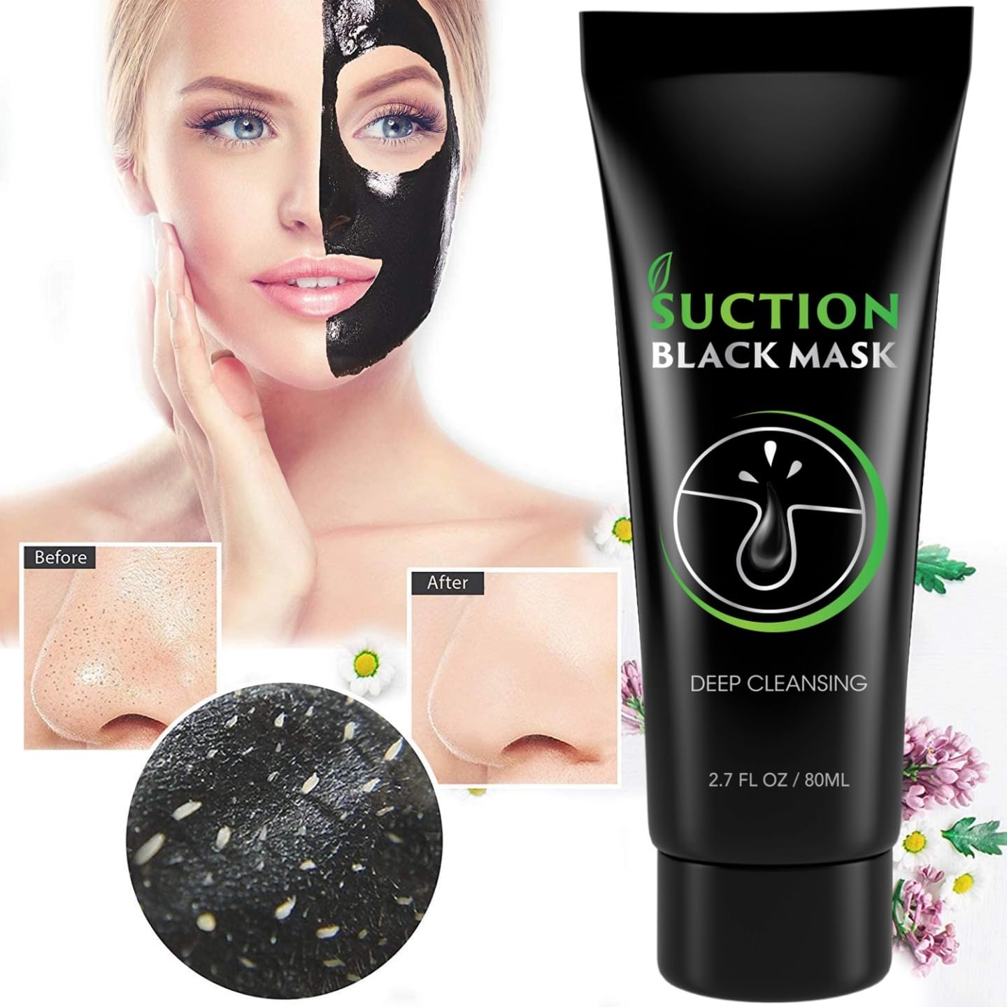 onpie limpieza profunda de poros con carbón para piel clara.
