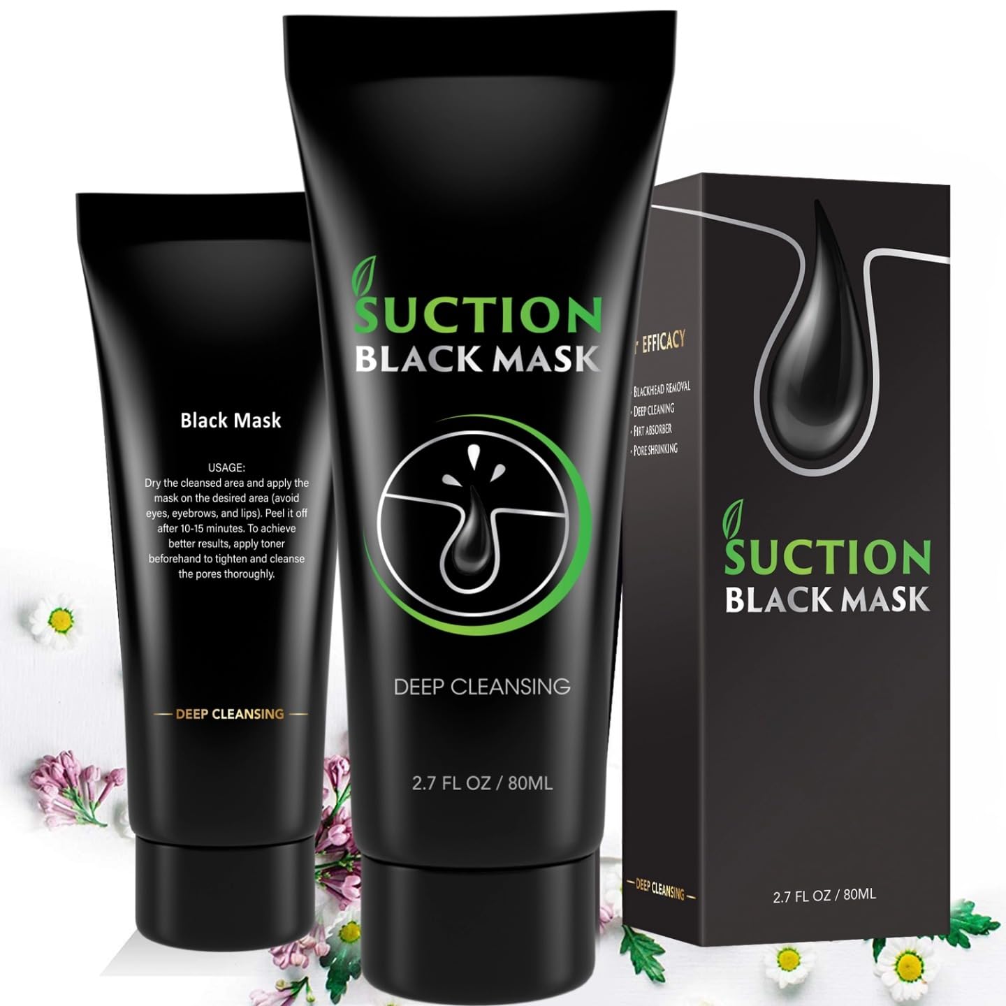 onpie tubo de 80ml para varias sesiones de cuidado facial.