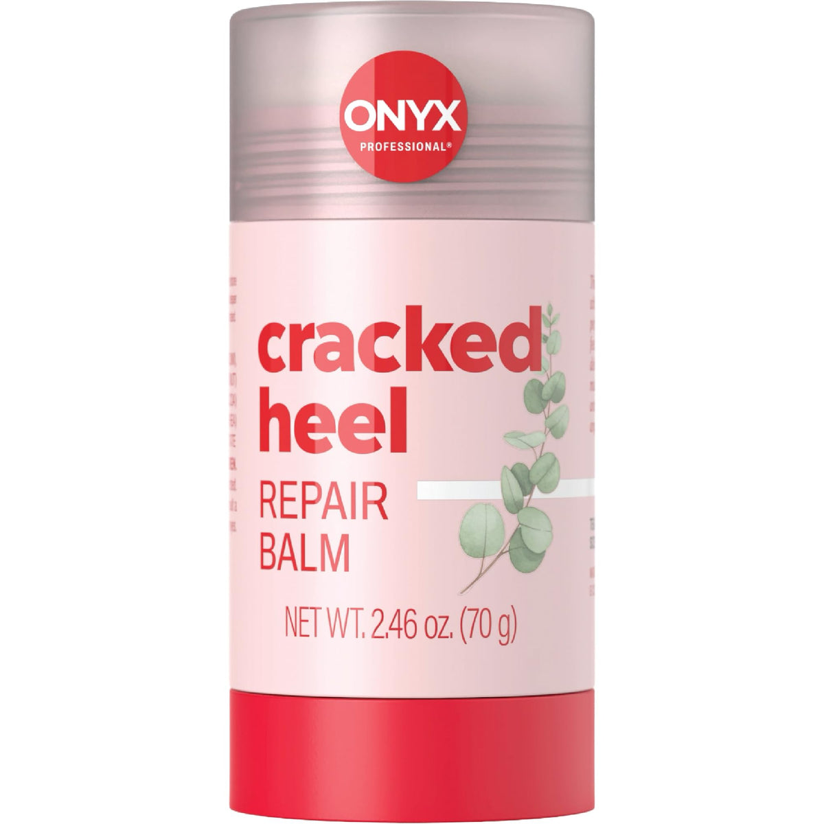 Onyx Professional bálsamo en barra para talones agrietados, hidratación rápida.