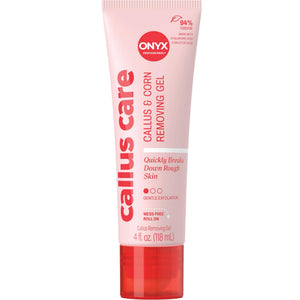 Onyx Professional Gel Eliminador de Callos en botella, exfolia para talones suaves