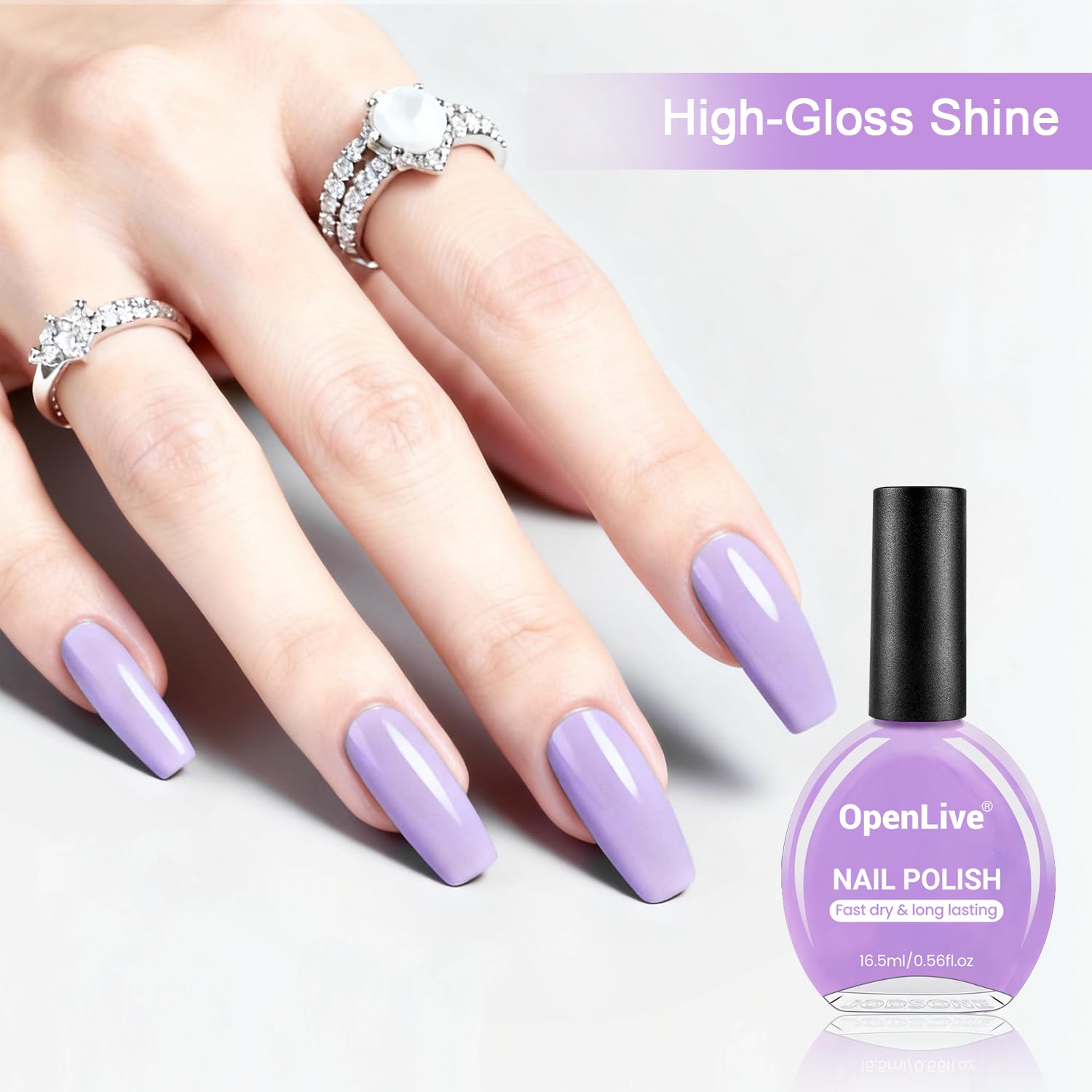 OpenLive esmalte sin lámpara para manicura rápida en casa.