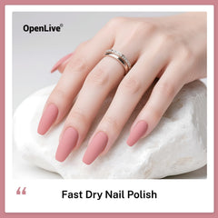 Esmalte OpenLive brillo alto que realza el color y la durabilidad.
