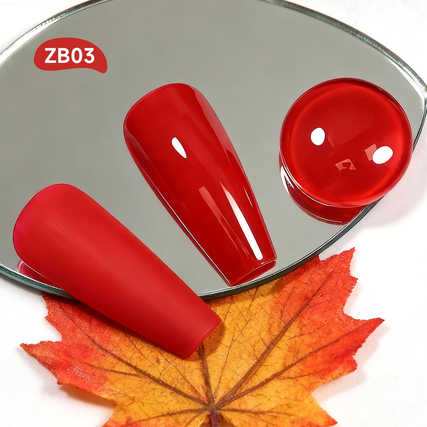 Esmalte OpenLive rojo con brillo alto para un acabado luminoso.