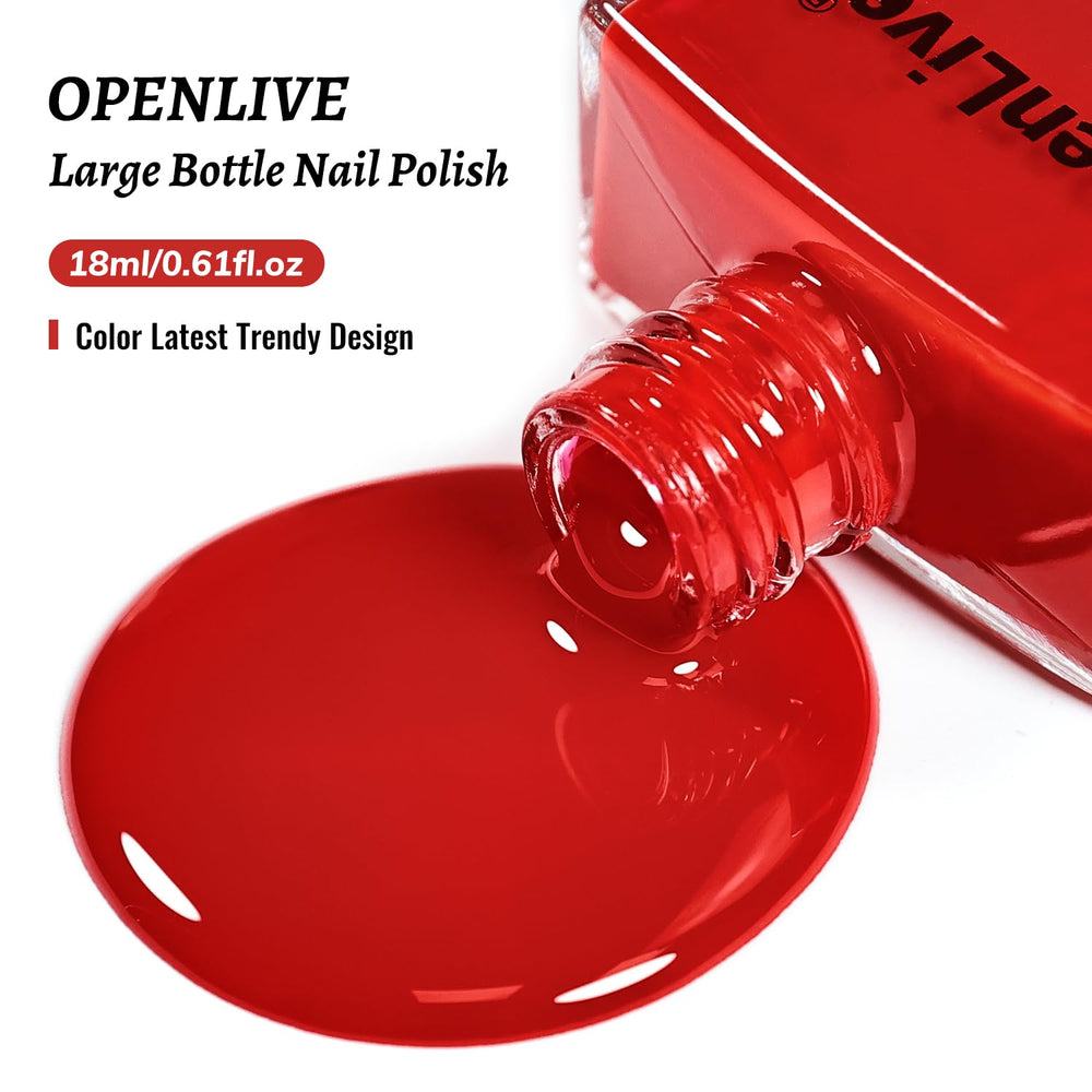 Regalo ideal OpenLive rojo para amantes de la manicura.