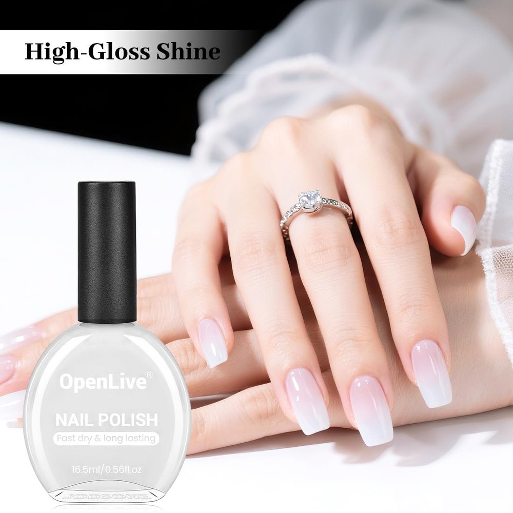 OpenLive Esmalte que se seca al aire sin lámpara UV para uso rápido.