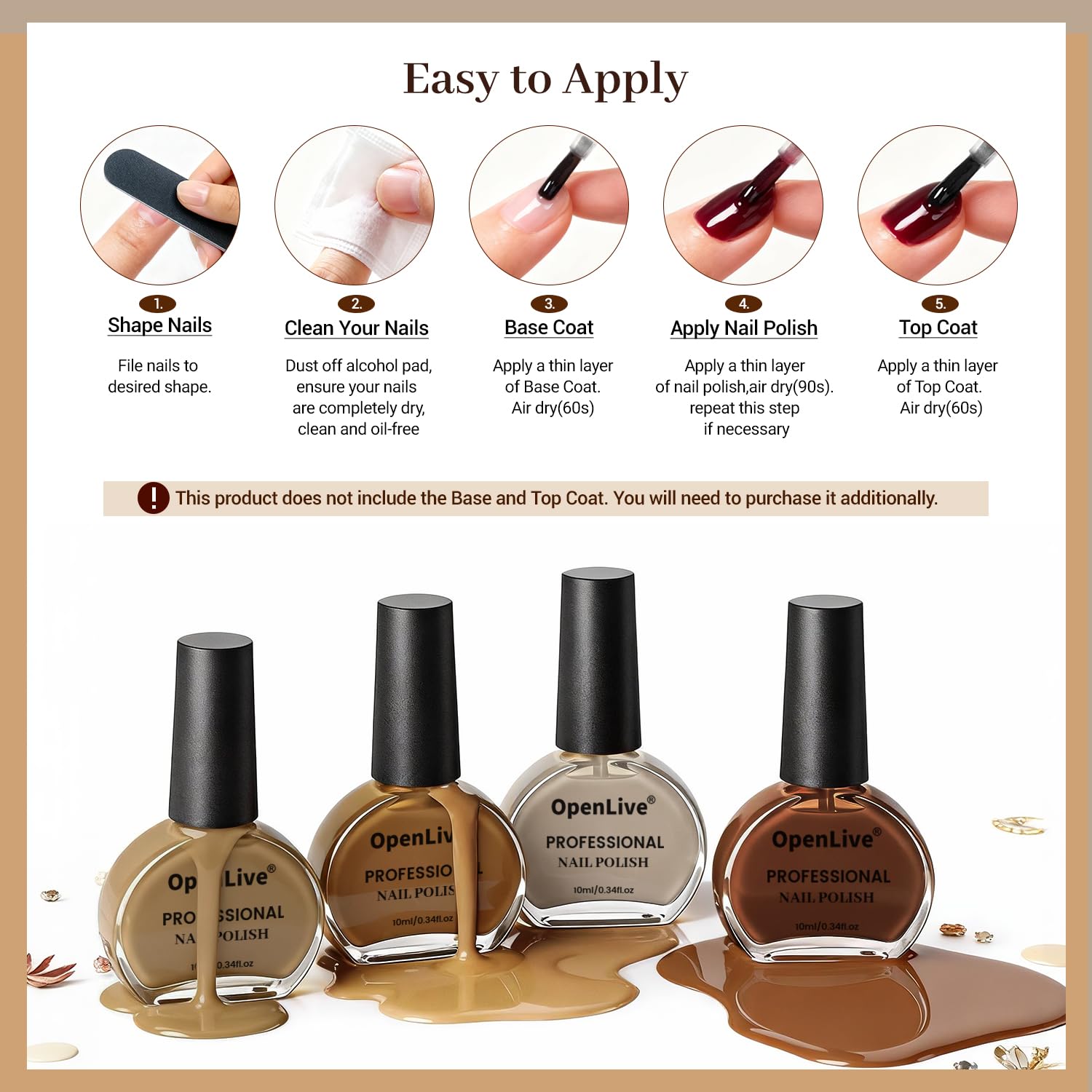 OpenLive set regalo de esmaltes, perfecto para regalar a amigas.
