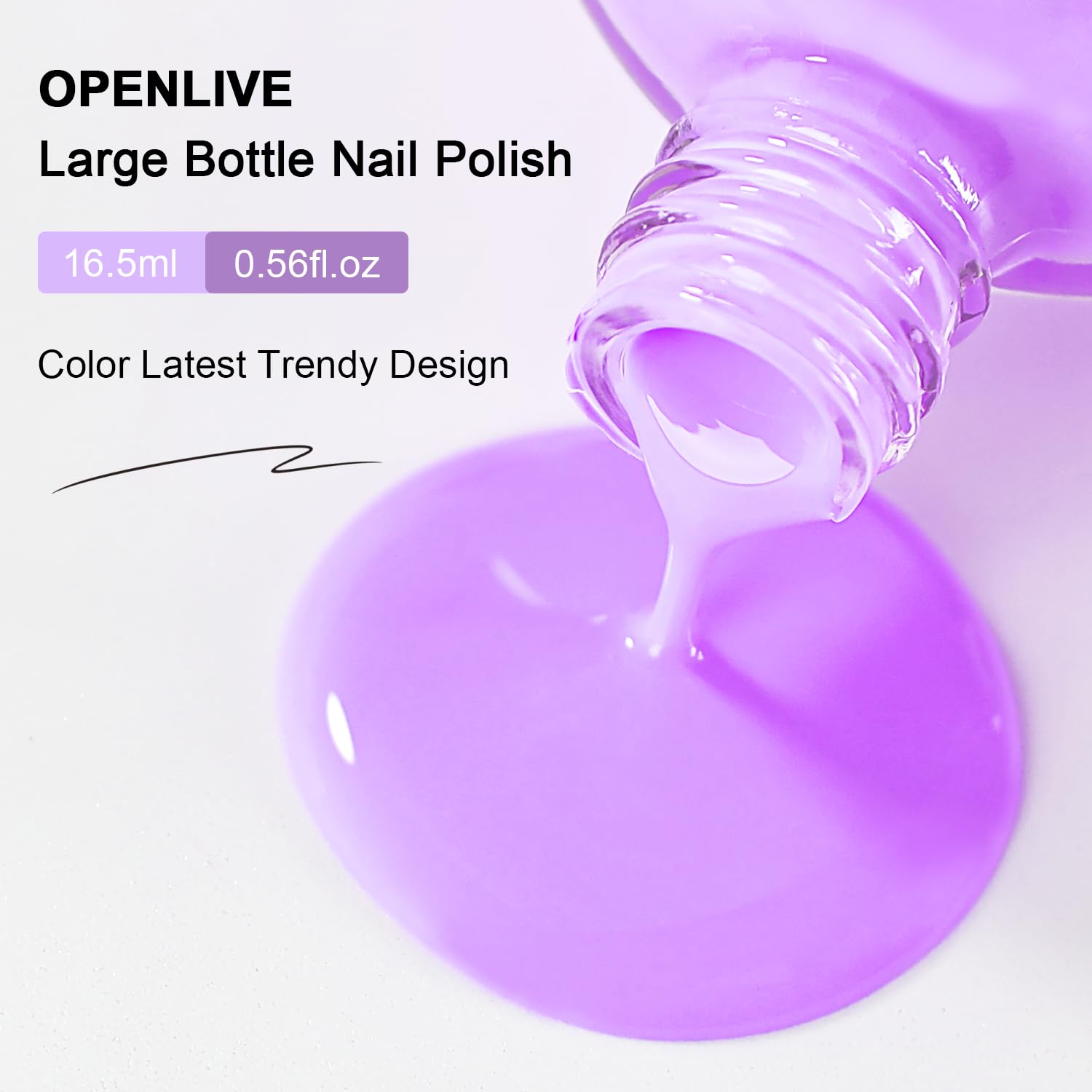 OpenLive instrucciones claras para aplicación y cuidado de uñas.