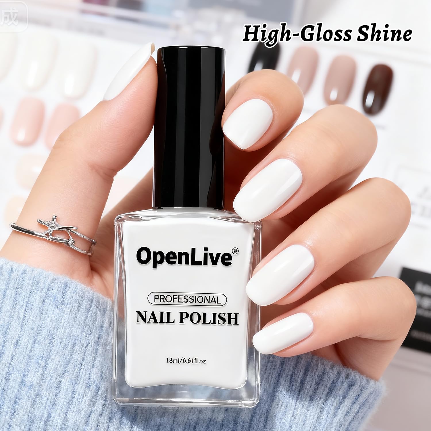 OpenLive Regalo de esmalte blanco perfecto para sorprender.