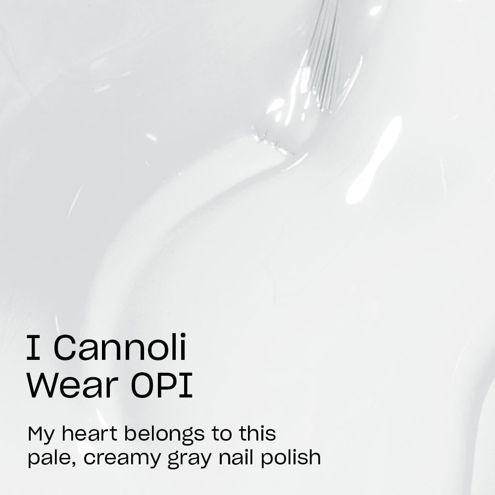 OPI I Cannoli Wear: pincel para aplicación suave y sin rayas.