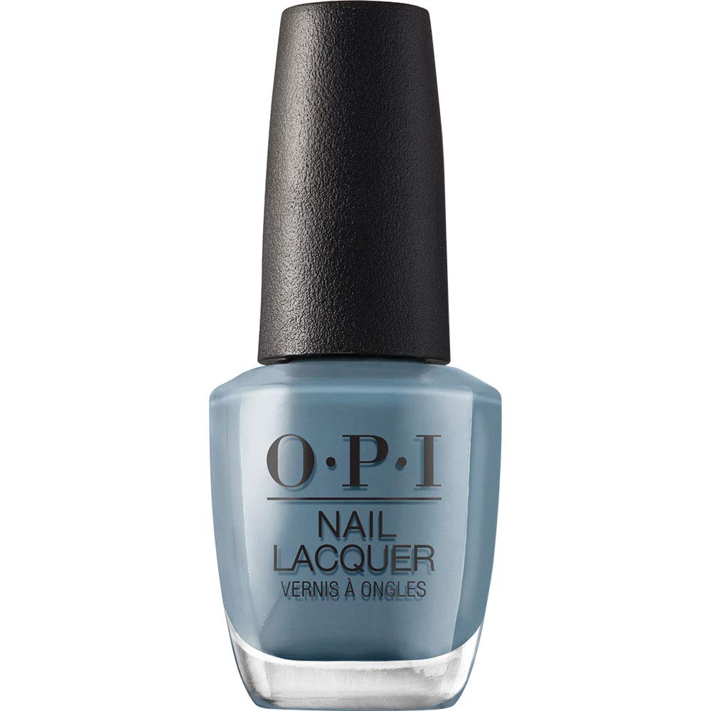 OPI Alpaca My Bags esmalte verde oscuro cremoso, color intenso para uñas.