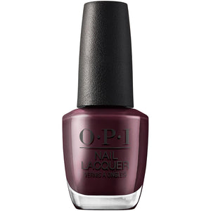 OPI esmalte Vino Complementario Burdeos Oscuro con acabado cremoso y elegante
