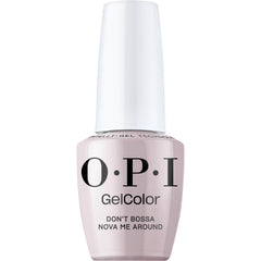 OPI GelColor Don't Bossa Nova Me Around en botella, tono crema duradero para uñas.