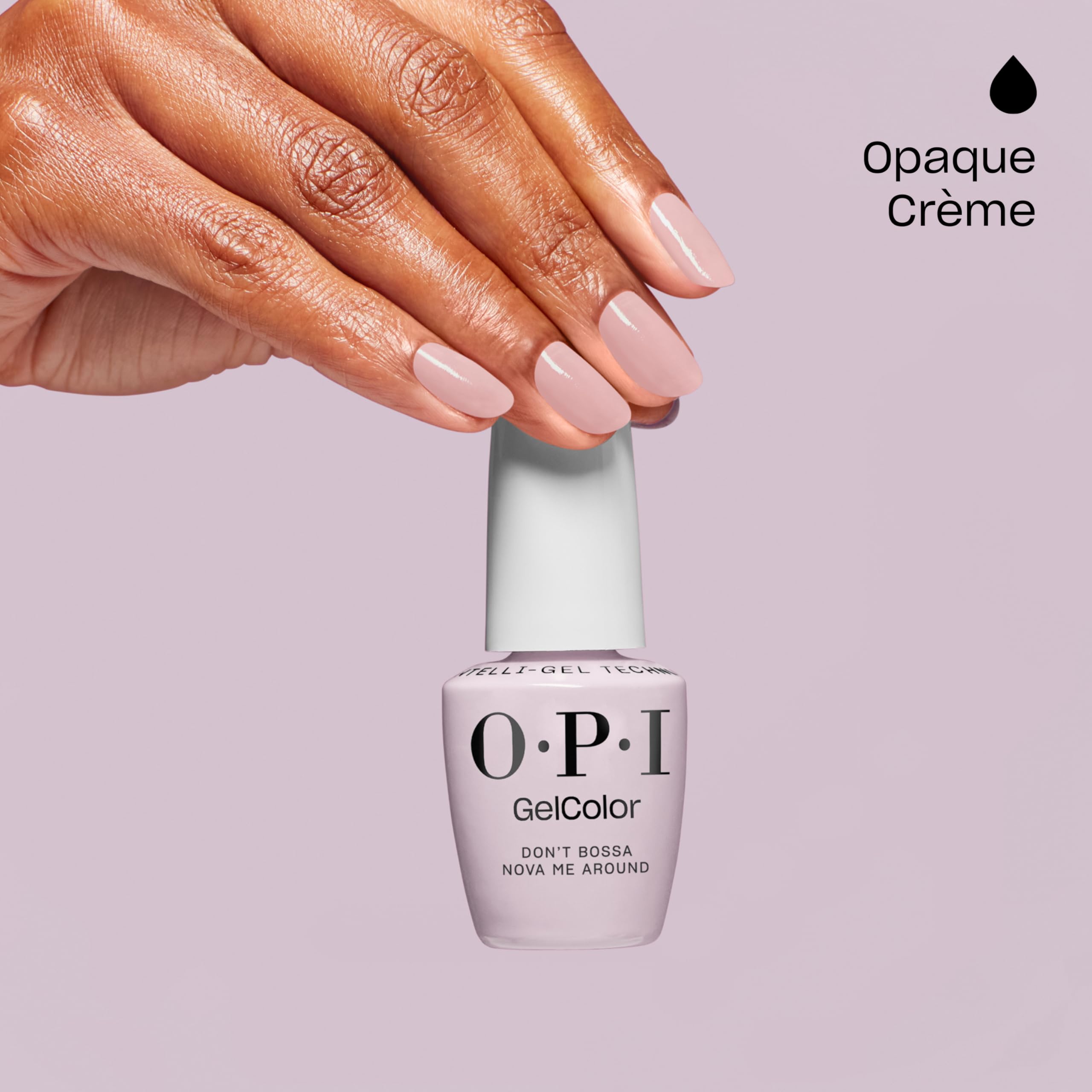 OPI GelColor Don't Bossa Nova Me Around con brillo profesional y color de larga duración.