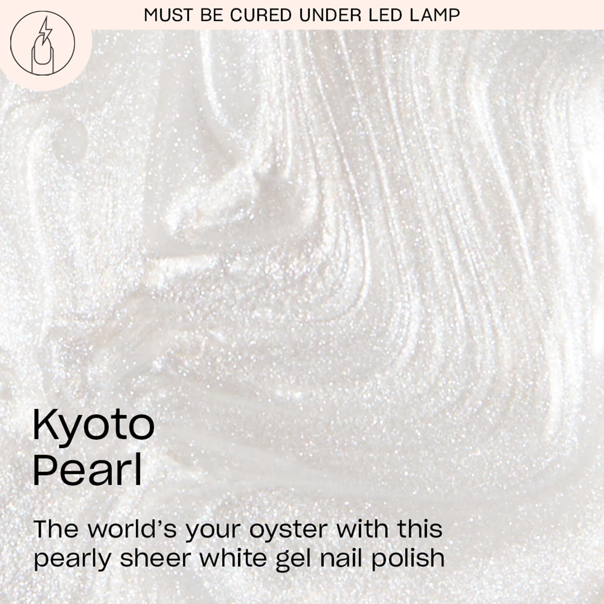 OPI GelColor Kyoto Pearl, aplicación suave gracias a la brocha Intelli-Brush para un acabado uniforme.