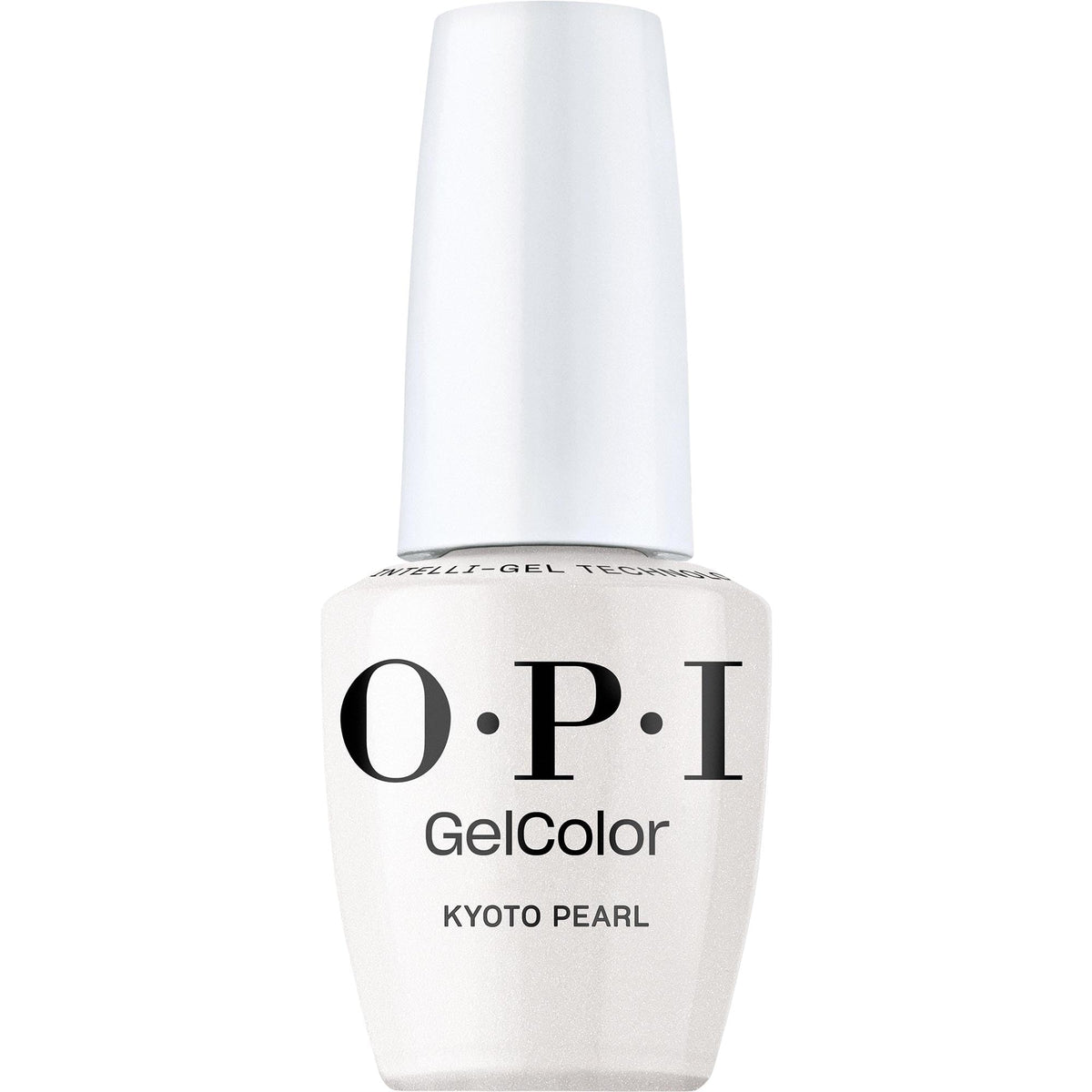 OPI GelColor Kyoto Pearl, botella con acabado perlado suave para uñas elegantes.