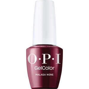 OPI GelColor Málaga Wine, botella de esmalte gel con brillo duradero para uñas