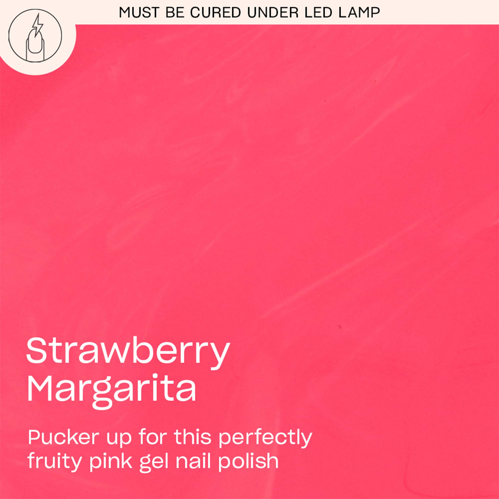 OPI GelColor Strawberry Margarita, brocha de precisión para una aplicación suave.