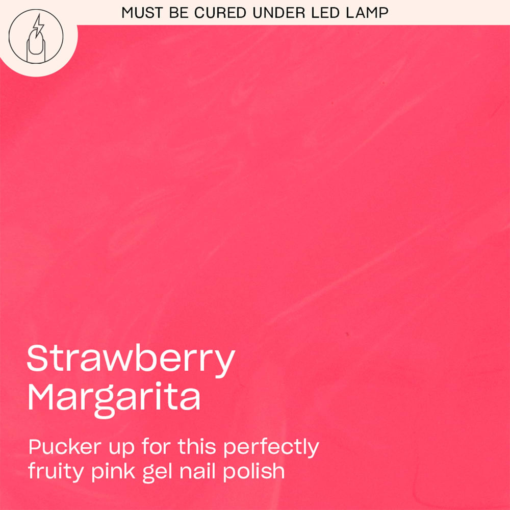 OPI GelColor Strawberry Margarita, brocha de precisión para una aplicación suave.